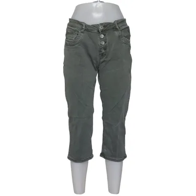 Trekvart bukser (Grøn) fra Laulia Denim Makers Bomuld, Elastan, Polyester