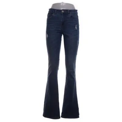 Jeans (ONLHUSH MID WAIST FLARED DNM TLL) från ONLY Blue Denim Bomull