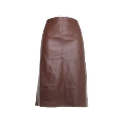 Läderkjol (Brun) från Noa Noa Polyester, Skinn