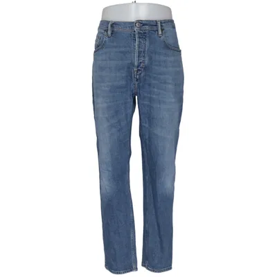 Jeans (RIVER MID BLUE) från Acne Studios Blå Konst Bomull, Elastan