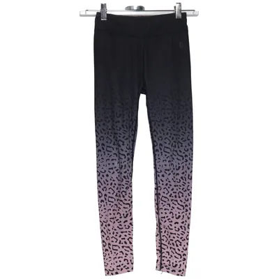 Sportleggings (Zwart, Roze) van Iconic Elastaan, Polyester