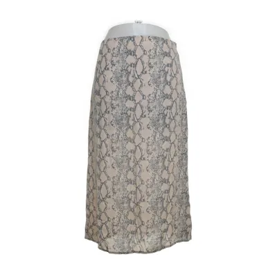 Maxi skirt (Beige, Gray) from American Eagle Viscose
