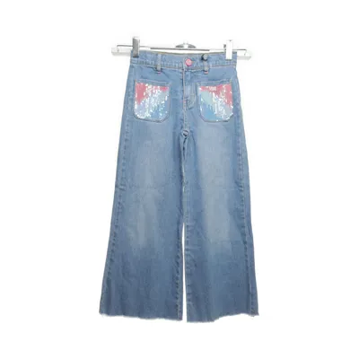 Palazzo pants (Blue) from Billieblush Cotton, Elastane