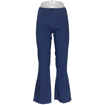Pantalon patte d'éléphant (Bleu) de Maille Demoiselle Élasthane, Polyamide, Viscose