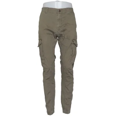 Cargobukser (Grøn) fra Jack & Jones Jeans Intelligence Elastan, Økologisk bomuld