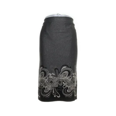 Nederdel (Grå) fra Zarina Elastan, Viscose