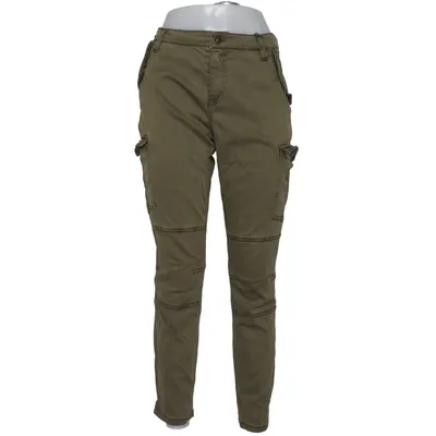 Cargo broek (Groen) van L.O.G.G by H&M Lyocell, Katoen, Elastaan