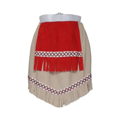 Rok (Beige, Rood, Meerkleurig) van Fries Polyester