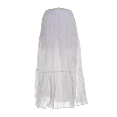 Långkjol (Vit) från Gina Tricot Bomull