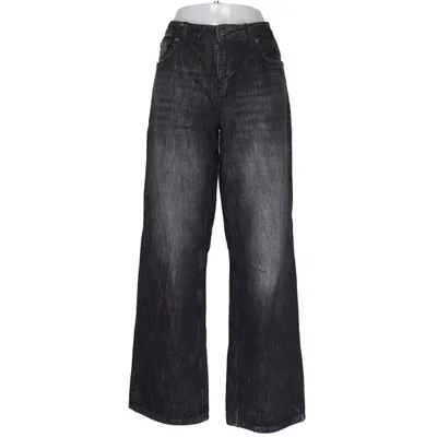 Jeans (Mid Waist Loose Straight Denim) från NA-KD Bomull, Polyester