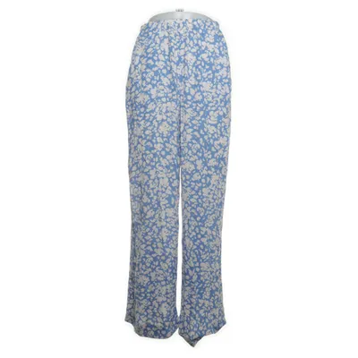 Broek (Blauw, Wit) van Lindex Viscose