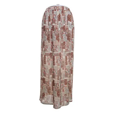 Långkjol (Röd, Flerfärgad) från Claire Polyester
