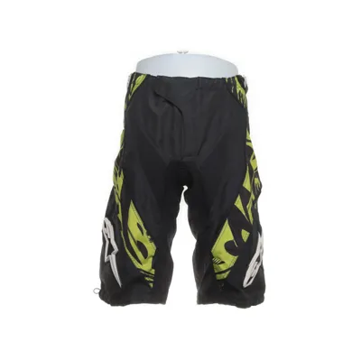 Motorcycle pants (Black, White, Green) from Alpinestars