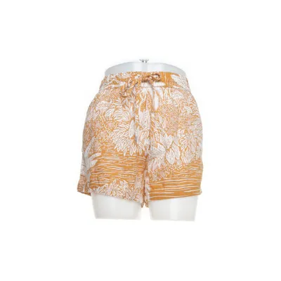 Shorts (Orange, Hvid) fra Desmond & Dempsey x H&M Linned, Viscose, Bomuld
