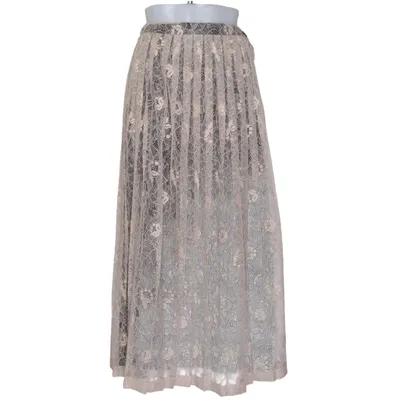 Skirt (Beige, Black) from ALYSI Polyester, Viscose