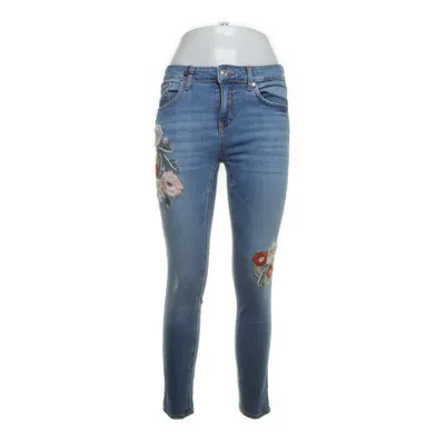 Spijkerbroek (Blauw) van Zara Woman Katoen, Elastaan, Polyester