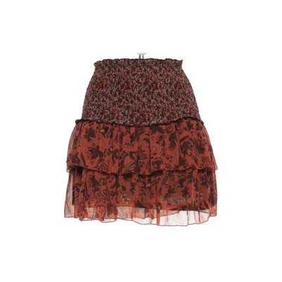 Jupe (Orange, Noir, Multicolore) de Zara Polyester