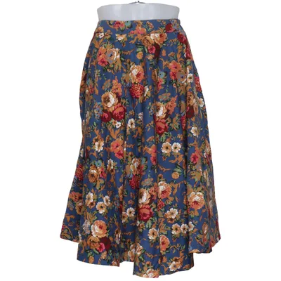 Rok (Blauw, Meerkleurig) van Lindy Bop Katoen