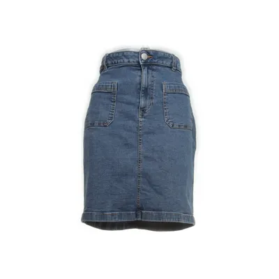Rok (Blauw) van Essentials Katoen, Elastaan