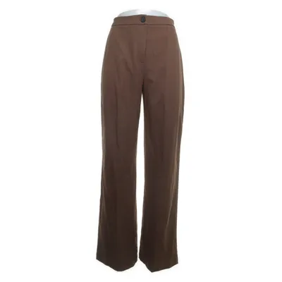 Jakkesætsbukser (Brun) fra Bershka Elastan, Polyester, Viscose