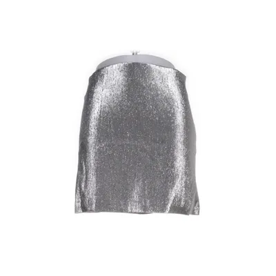 Rok (Zilver) van H&M Katoen, Metallvezel, Polyester