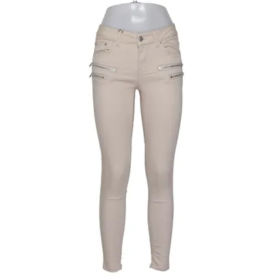 Spijkerbroek (Beige) van Denim Rebel Katoen, Elastaan, Polyester