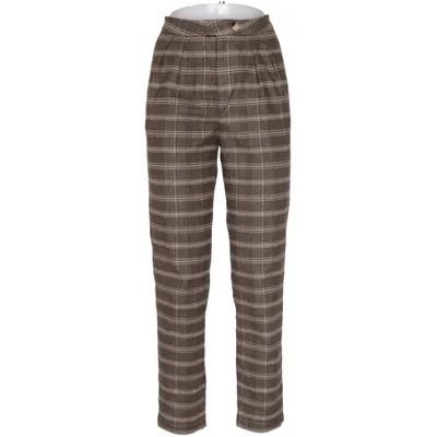 Pants (Brown, Multicolored) from Miss Patina Polyester, Viscose