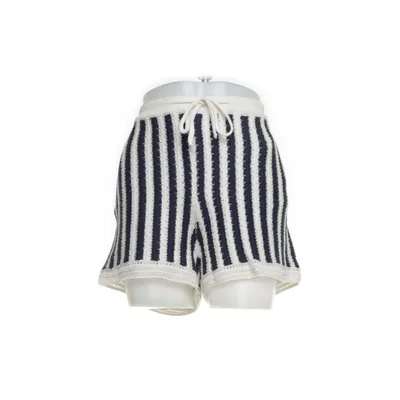 Korte broek (Wit, Blauw) van Feelhoo Acryl, Katoen