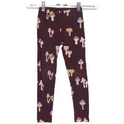 Leggings (Brown, Multicolored) from Lindex Kids Cotton, Elastane