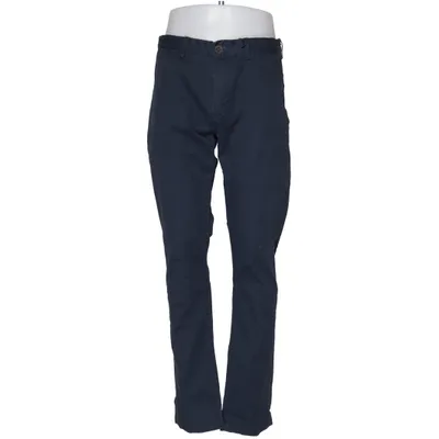 Chinos (Blauw) van Bowery Katoen, Elastaan
