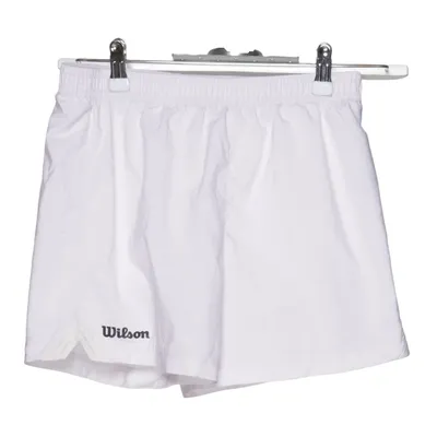Short de sport (Blanc) de Wilson Élasthane, Polyester
