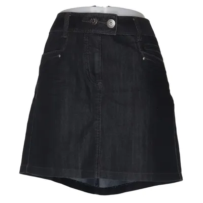 Jeansnederdel (Sort) fra Cecil Bomuld, Polyester