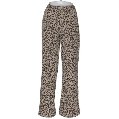 Jeans (Beige, Black) from Mochy Cotton, Polyester