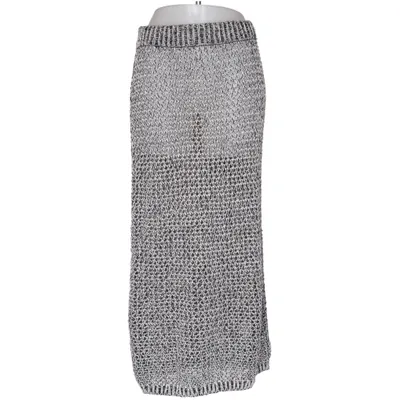 Maxi skirt (Black, White) from Monki Cotton, Polyester