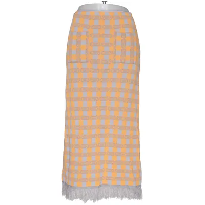 Maxi skirt (Gray, Orange) from Baum Und Pferdgarten Polyamide, Viscose