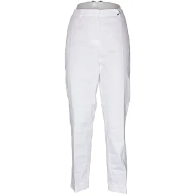Suit pants (White) from Raffaello Rossi Cotton, Polyester