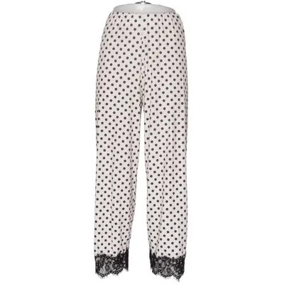 Palazzobukser (Beige, Sort) fra Zara Elastan, Polyester