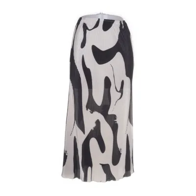 Långkjol (Beige, Svart) från Shein Polyester