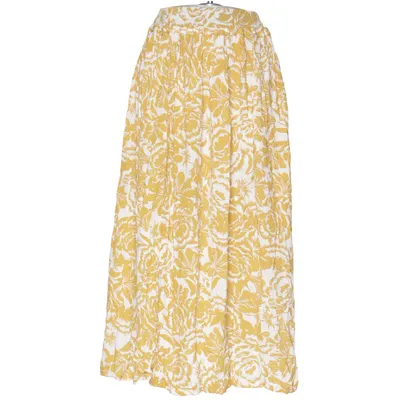 Maxi rok (Geel, Wit) van Style