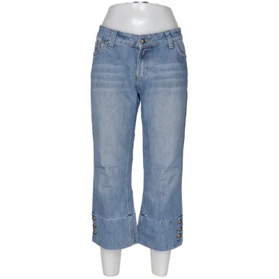 Pantacourt (Bleu) de Iro Jeans Coton, Élasthane, Polyester
