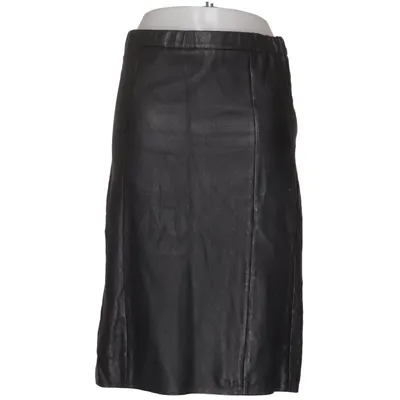 Skirt (Black) from Arma Cotton, Elastane, Leather