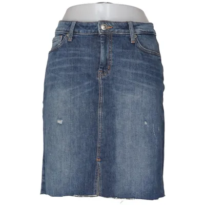 Jupe en jean (Bleu) de Mango Denim Coton, Élasthane