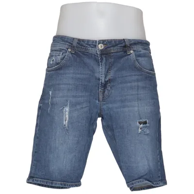 Denim shorts (Blue) from Your Turn Cotton, Elastane
