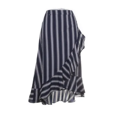 Omlottkjol (Blå, Vit) från Seaside Polyester