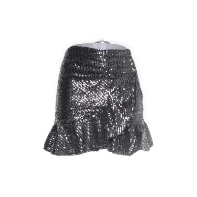 Wikkelrok (Zwart, Zilver) van Loavies Polyester