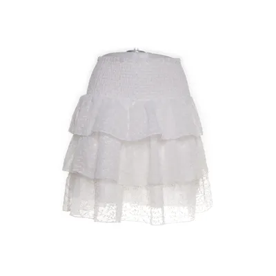 Skirt (White) from Love Lolita Polyester, Viscose