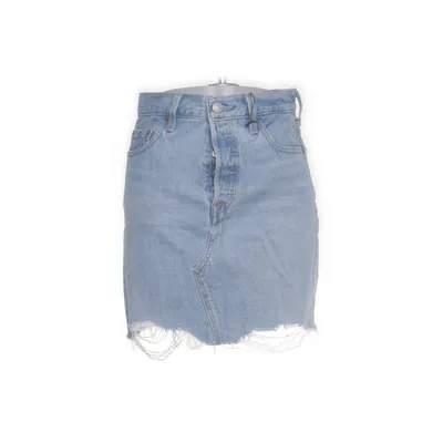 Spijkerrok (Blauw) van Levi's Premium Katoen