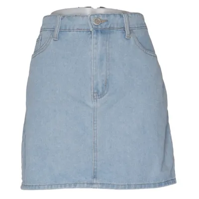 Denim skirt (Blue) from Boohoo Blue Cotton, Elastane, Polyester, Viscose