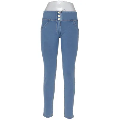 Treggings (Blå) fra Freddy Bomuld, Elastan