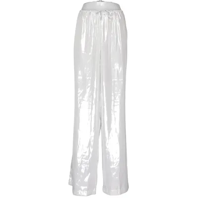 Palazzo pants (Silver) from Zara Polyester